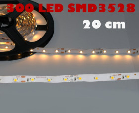 Taśma LED 3528 -300 biała ciepła (20cm)