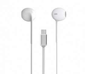 SLUCHAWKI HS638 USB C BIALE Z MIKR.