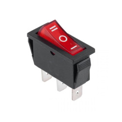 PRZEŁĄCZNIK IRS-103 CZERWONY ON-OFF-ON 15A 250V AC 3-POZYCYJNY