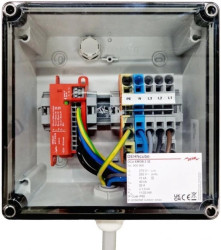 Skrzynka przyłączeniowa do elektromobilności Push-In z ogranicznikiem C+D T2 +T3 20kA DEHNcube EMOB 2 32 900905