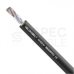 Kabel przemysłowy gumowy NSGAFÖU 6mm2 jednożyłowy czarny 1,8/3kV olejoodporny, odporny na zwarcia, linka Helukabel