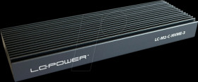 LC-M2-C-NVME-3 External M.2 NVMe SSD case, aluminium, USB 3.1
