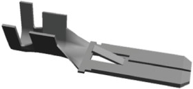 Konektor płaski Męski 6.35 x 0.81mm długość 30.1mm Izolacja: Nieizolowane Cyna