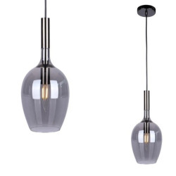 Lampa wisząca LUGANO SMOKED 1xE14 ML8813 Milagro
