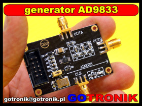 Moduł generatora sygnałowego AD9833 DDS