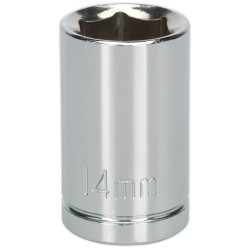 Siegen S0652 Walldrive Socket 14mm 1/2&quot;sq Drive