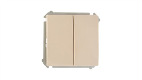 Simon Basic Łącznik Świecznikowy Z Podświetleniem, Szybkozłącza, Beżowy...