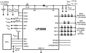 Lighting management unit with high Voltage boost converter