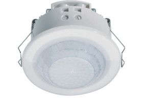 Czujnik ruchu sufitowy podtynkowy 360 stopni biały EE805A HAGER