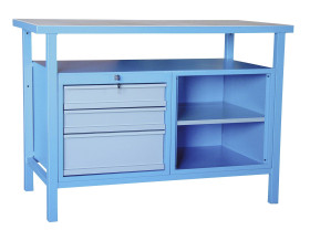 Stół warsztatowy P 1200 SL Aerotec 20142009, (S x W x G) 1200 x 850 x 600 mm