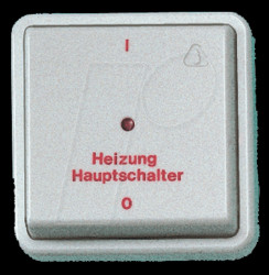 6273.0208.6 KOPP flush-fitted heating switch, 10 A/250 V