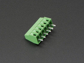 2.54mm/0.1" Pitch Terminal Block - 6-pin