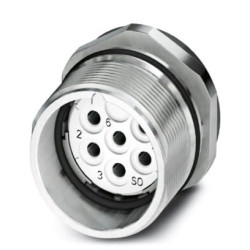 Złącze wielostykowe przemysłowe 9-pinowe M23 Montaż przedni Gniazdo Phoenix Contact