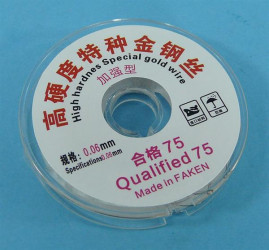 0,06 50mb DRUT MOLIBDENOWY POZŁACANY