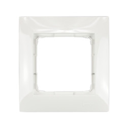 Ramka pojedyncza biała DR1/11 Simon54 Kontakt-Simon