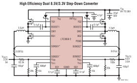 Low I, Dual 2-Phase Synchronous Step-Down Controller
