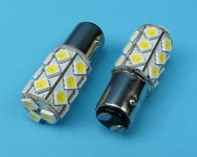 BA-15D-Y/W 12V ŻÓŁTA/BIAŁA 21xLED 5050