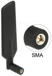 12408 Aerial, 4G, Wi-Fi, dual-band, SMA connector, flexible joint