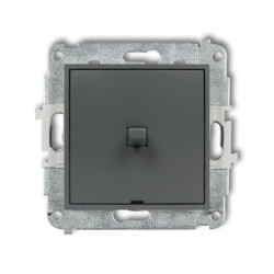 MINI Mechanizm łącznika schodowego w stylu amerykańskim (jeden klawisz bez piktogramu) grafitowy mat 28MWPUS-3.1