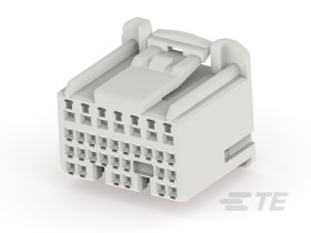 Złącze samochodowe 31-pinowe TE Connectivity 4-rzędowe Żeński 11233 Montaż na kablu Wtykowe Obudowa