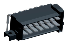 Złącze samochodowe 14-pinowe TE Connectivity 2-rzędowe Męski Timer Przewlekany Lutowane Listwa stykowa PCB