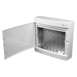 Rozdzielnica multimedialna 2x12 natynkowa wyposażona w płytę i gniazdo / IP 40 400V AC / ECT24PO MEDIA 001101301