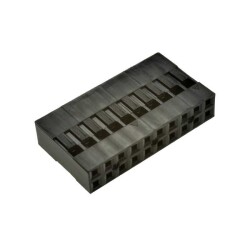 GNIAZDO BLD-20 2x10 PROSTE 2,54mm OBUDOWA CZARNA do PINY BL-T