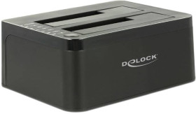Stacja dokująca do dysków twardych Delock 62661 SATA 6 Gb/s, Gniazdo DC 3,5 mm