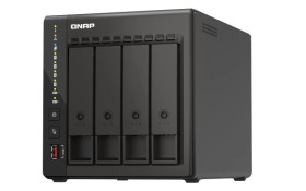 QNAP TS-453E-8G 4-zatokowy serwer NAS, Intel Celeron, 8GB RAM, 2x 2,5GbE RJ-45, Tower
