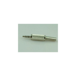 Wtyk JACK 3,5mm 4*POL Metal
