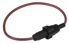 Oprawa bezpiecznikowa montowana na przewodzie Przelotowa rozmiar: 5 x 20mm 6.3A 32V dc Lutowie Schurter