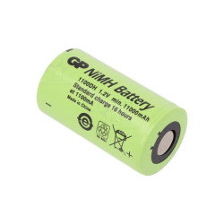 Akumulator do pakietu D R20 11Ah bez blaszek.1,2V Ni-Mh GP