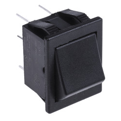 Przełącznik kołyskowy Wł.-wł. Nie 16 A DPDT Czarny Arcolectric (Bulgin) Ltd