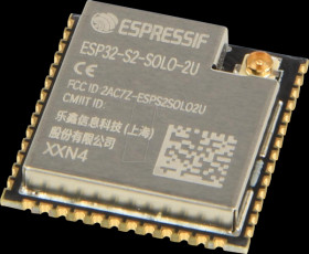 ESP32-S2-SOLO-2U-N4 WiFi-Modul 802.11 2,4-2,5GHz, 150Mb/s