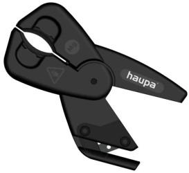 Obcinak do rur PCV falistych ochronnych do cięcia średnica 14-45 mm Haupa