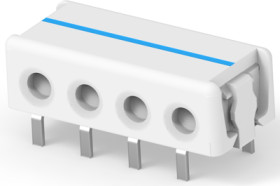 Connector, 4 pole, pitch 0.16 mm, straight, natural, 1-2106751-4