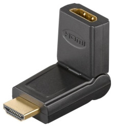 Adapter HDMI™ 180, pozłacany - Zużycie Jednostka 1 szt. w torebce plastikowej