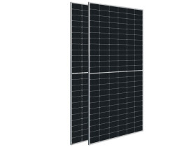 Panel fotowoltaiczny 590Wp monokrystaliczny moduł PV bifacial srebrna rama CHSM72N(DG)/F-BH ASTRONERGY