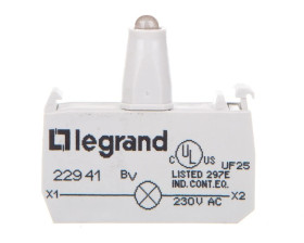 OSMOZ Korpus do główek podświetlanych czerwonych 230V, zaciski śrubowe 022941