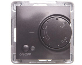 IMPRESJA Regulator temperatury /czujnik podłogowy/ antracyt RTP-1Y/m/50