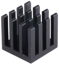 Radiator 14 x 14 x 14mm 18.6K/W Kwadrat Uniwersalny Alu