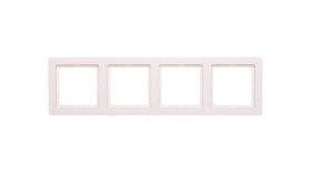 Berker Q1 Ramka Poczwórna Pozioma/Pionowa Śnieżnobiała 10146089