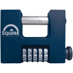 Squire CBW85BX CBW85 Hi-Security Shutter Combination Padlock 83mm Boxed