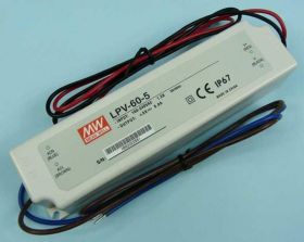 5V/8,00A/60W LPV-60-05 LED IP67 PLASTIC