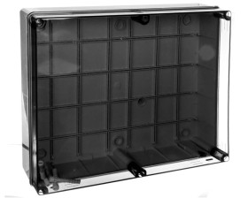 Puszka natynkowa z przeźroczystą pokrywą seria 420 IP65 460x380x120 szara EC420C10 /opak. 4/