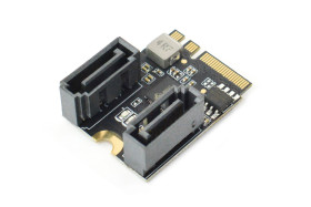 M.2（A+E Key）to SATA3.0 Expansion Card for LattePanda Delta/Alpha