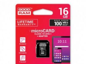 Karta pamięci microSD 16GB UHS I Goodram adapter