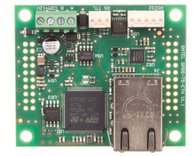 Moduł komunikacyjny z panelem wirtualnym konwencjonalnej centrali sygnalizacji pożaru, Satel CSP-ETH