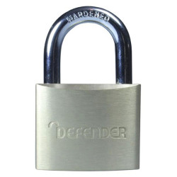 Defender DFBP4T Brass Padlock Twin Pack 40mm