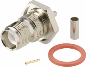 złącze żeńskie do wbudowania pionowego 50 Ω BKL Electronic 0419406 1 szt. 0419406